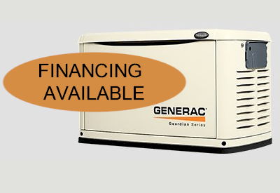 Finance your Generac Generator - Westfield
